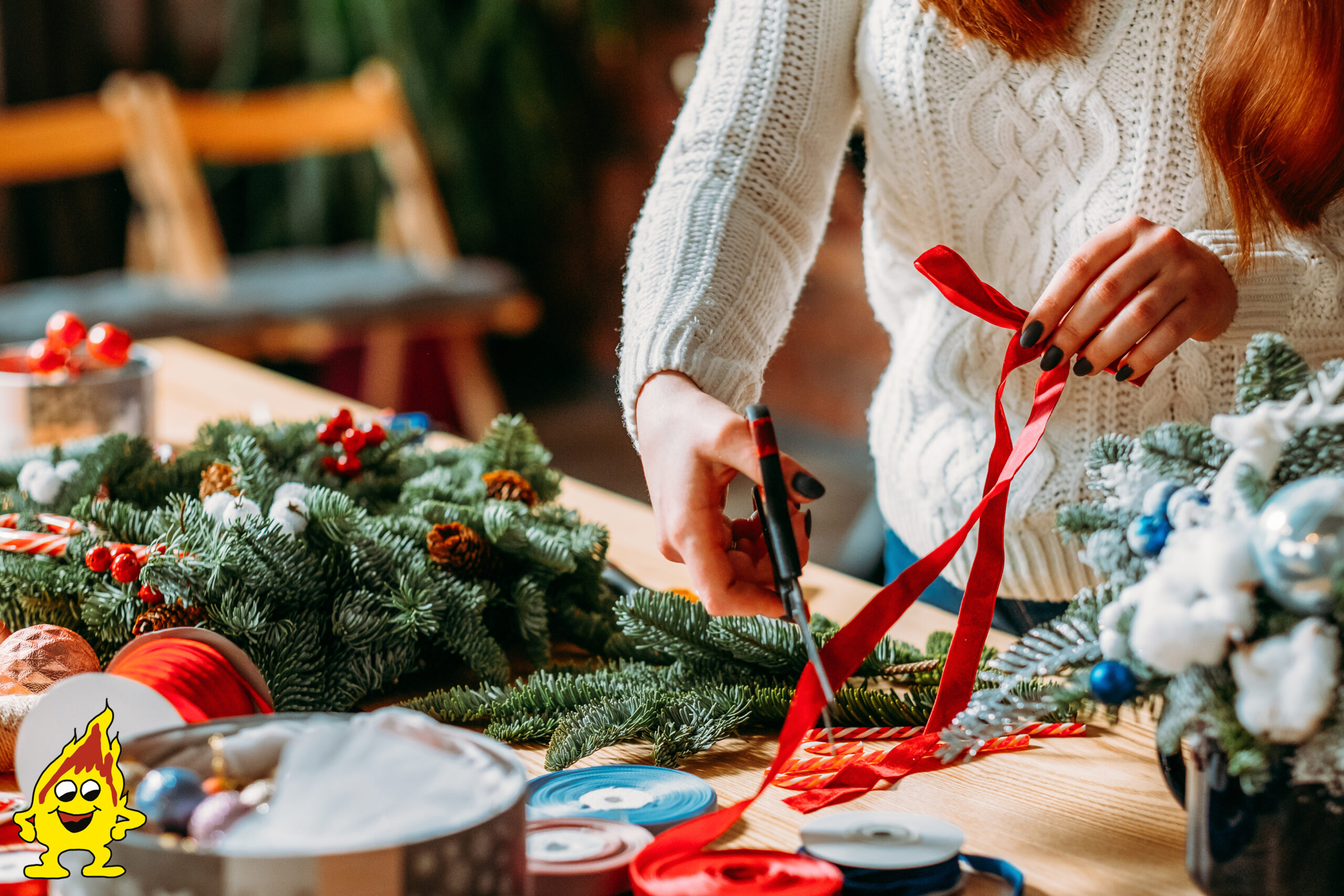 Kerstknutselen Speeltuin de Vuurklip