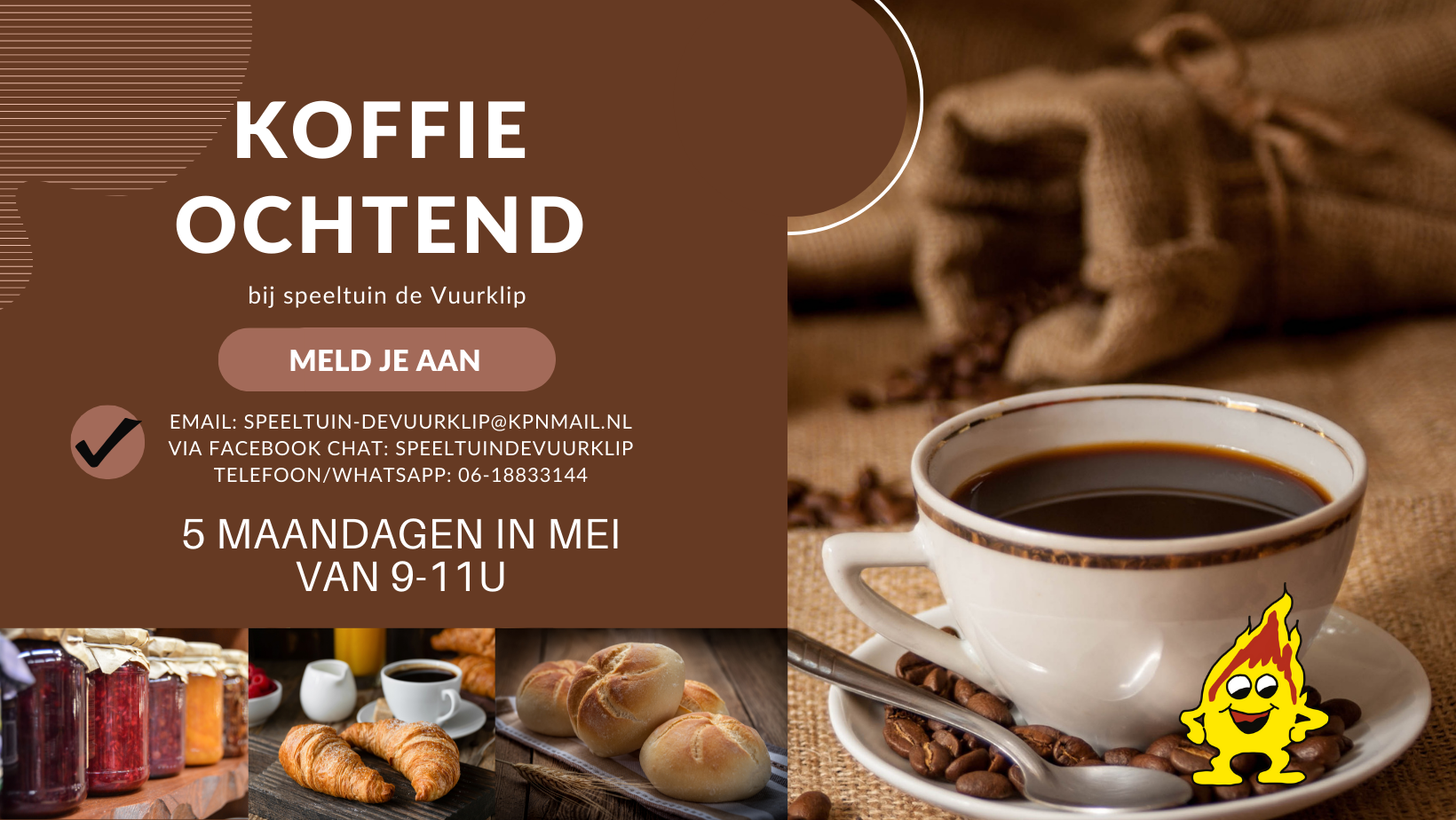 Koffieochtend bij speeltuin de Vuurklip